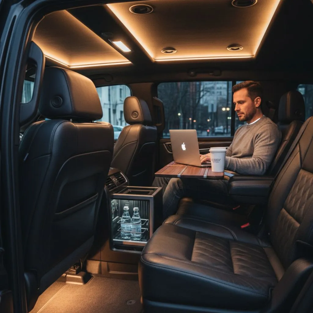 Executive limousine for business travel in Ajax