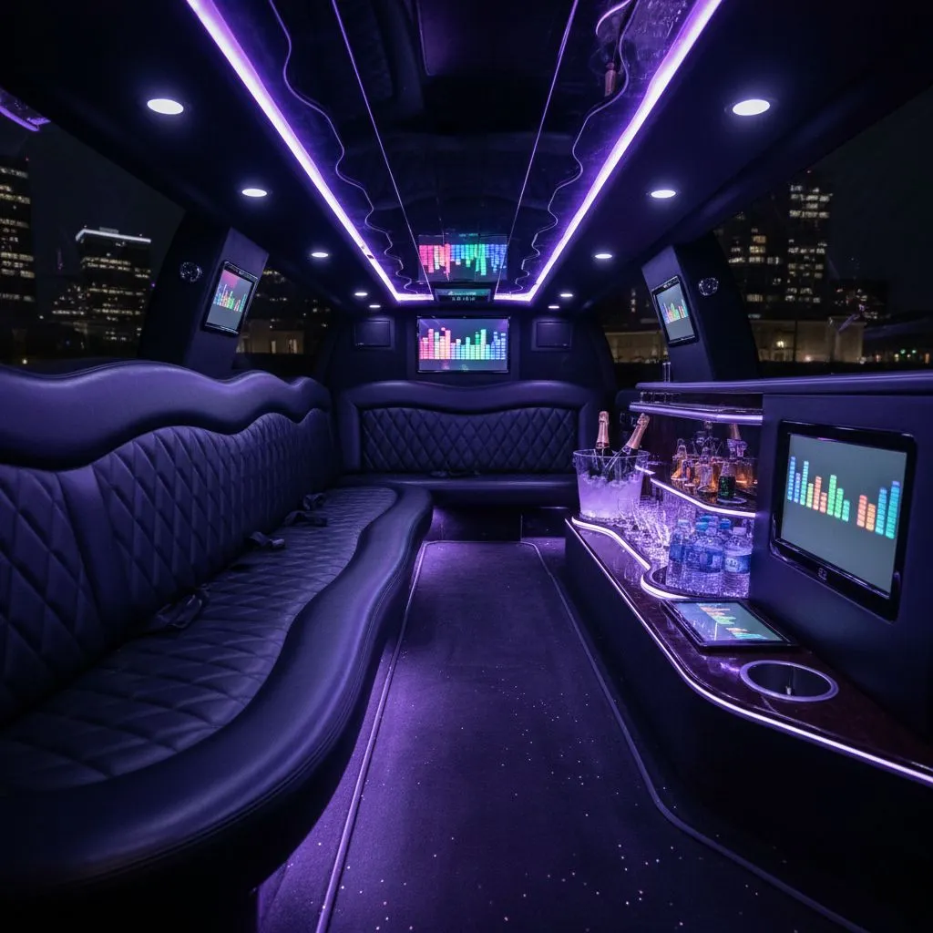Luxury limo for night out