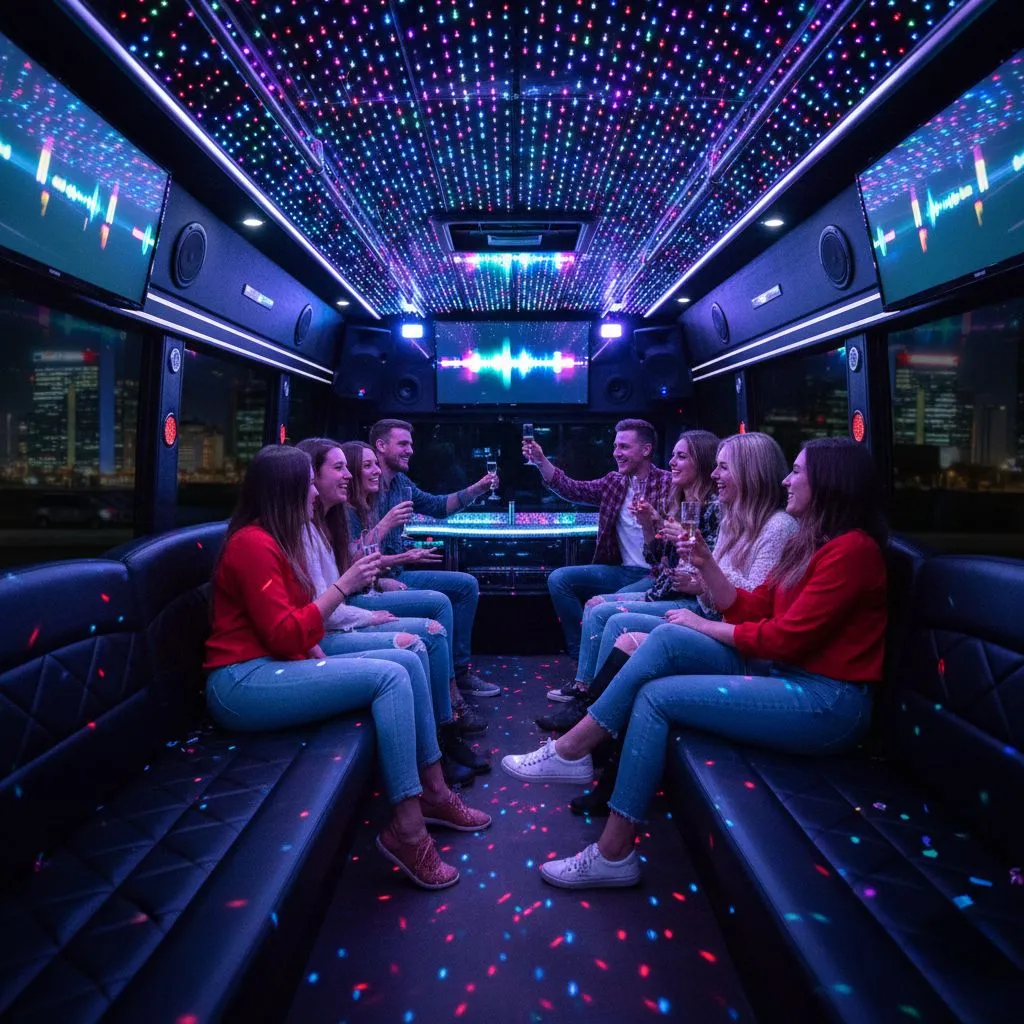 Party bus for night out in Ajax