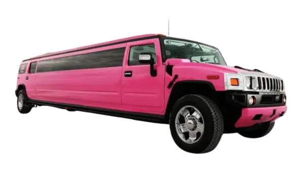 Pink Hummer limousine