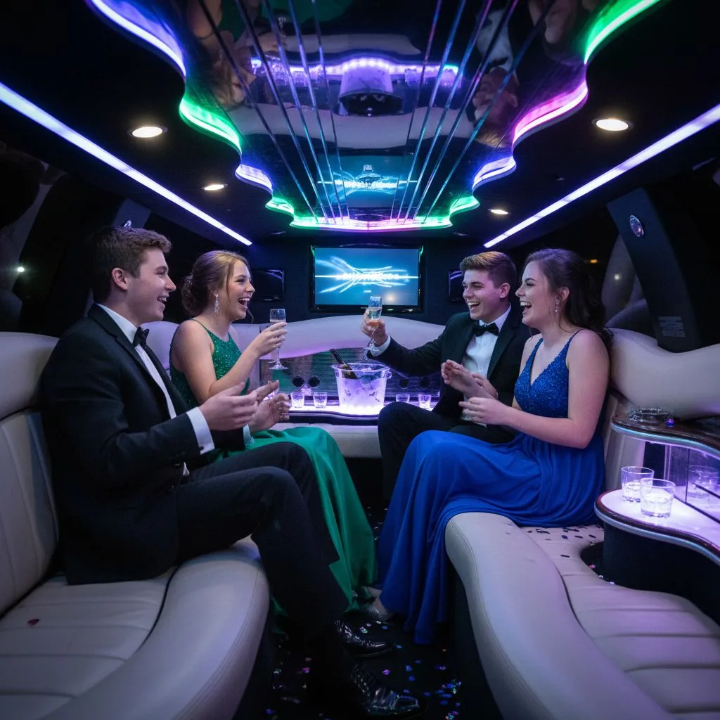 Party bus for prom night in Ajax